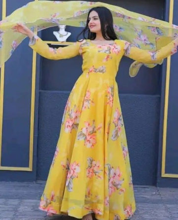 fency anarkali gown for women